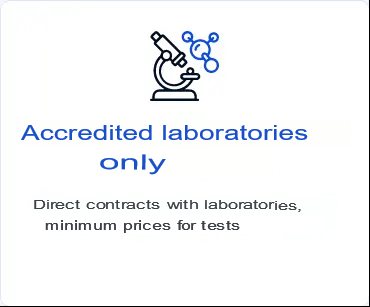 Accredited laboratories only